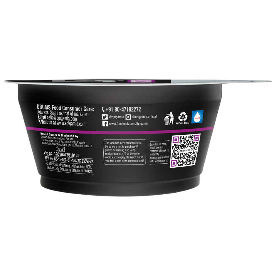 epigamia 15 g Protein Turbo Yogurt, Mixed Berries Combo  