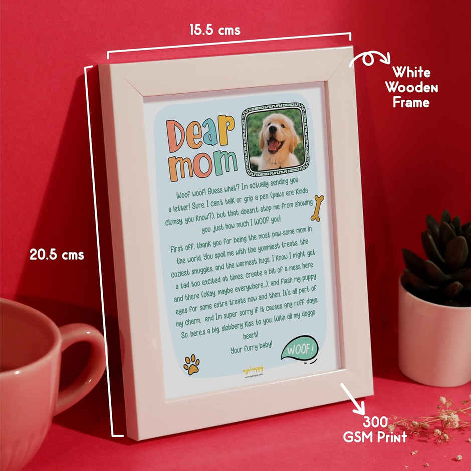 Oye Happy Letter For Dog Mom