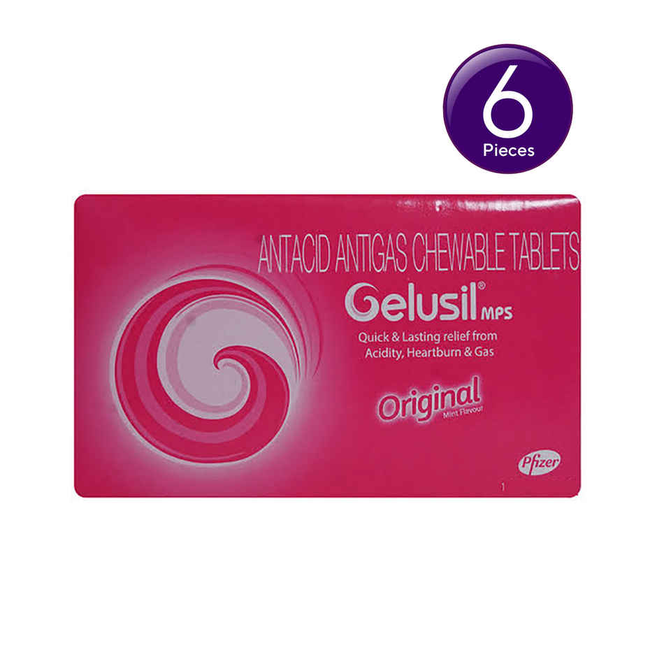 Gelusil Mps original Mint Flavour Chewable Tablets Combo 