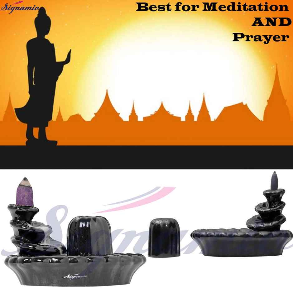 Backflow smoke fountain with mountain & shivling | Chandar