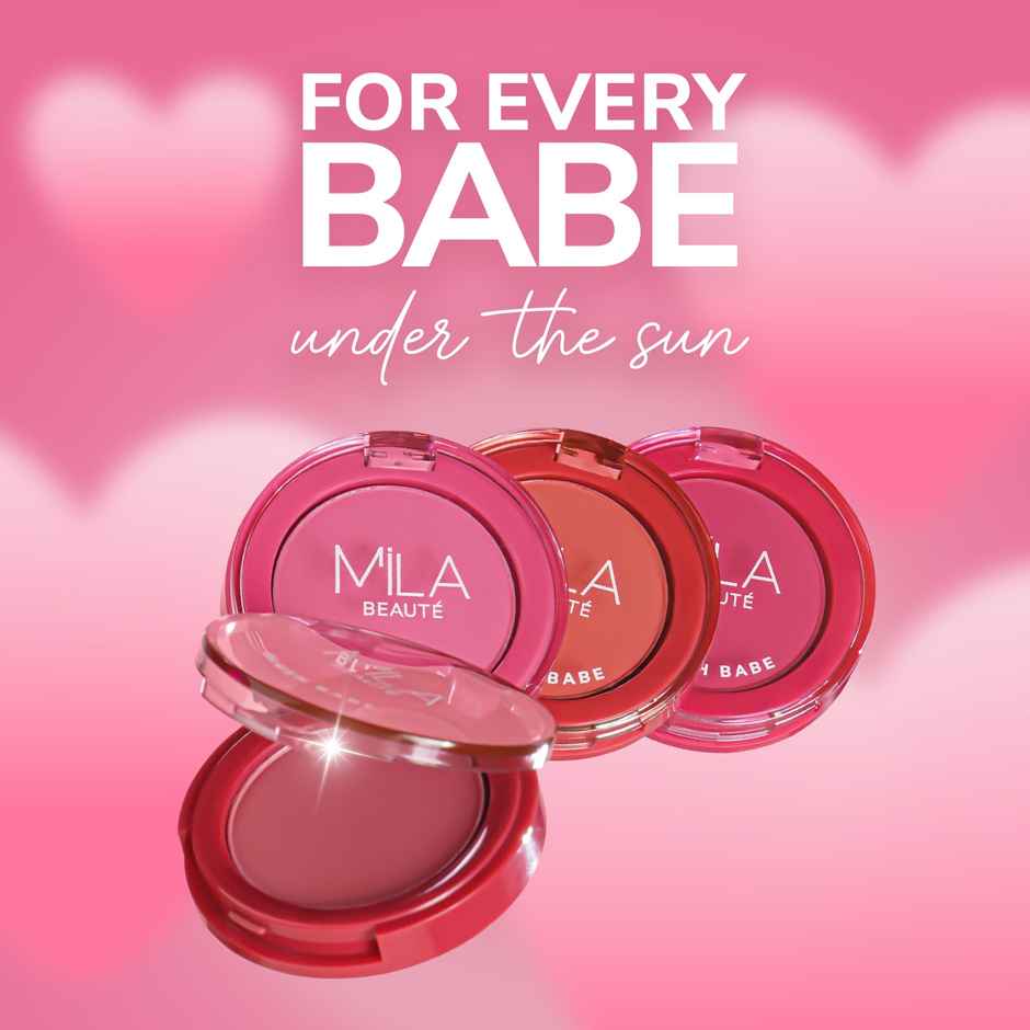 Mila Beaut Blush Babe Powder Blush - 04 Cosmo Pink