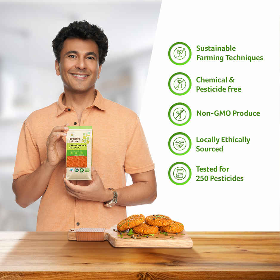 Organic Tattva Masoor Malka Split