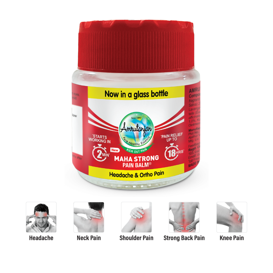 Amrutanjan Maha Strong Pain Balm