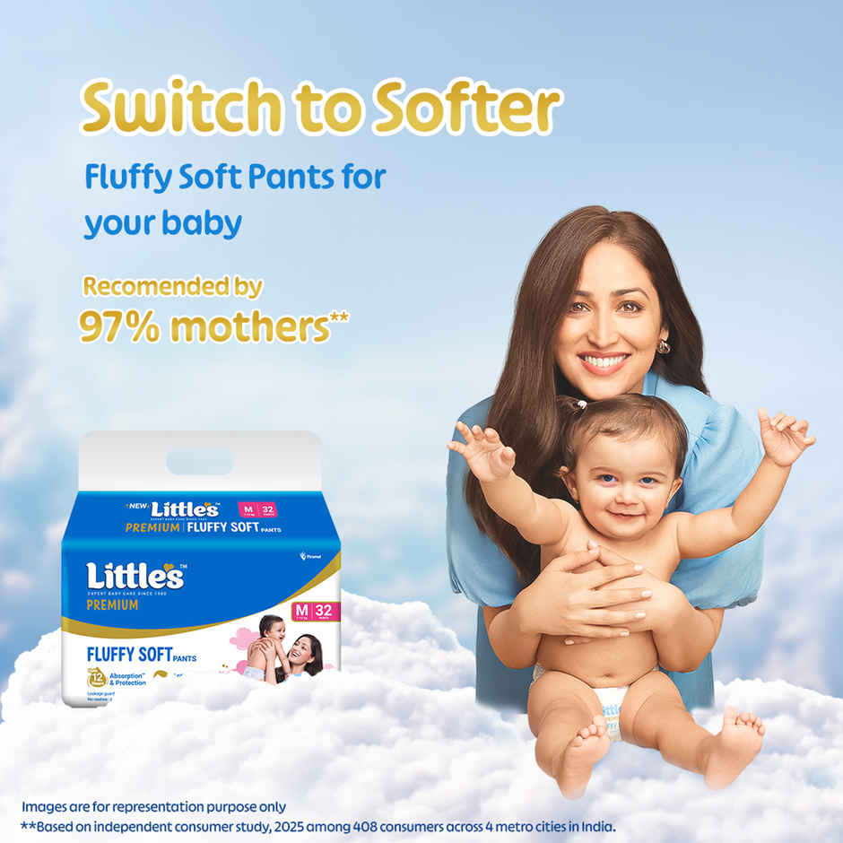 Littles Expert Baby Care Comfy Pant Style Diaper | M | 32 pcs