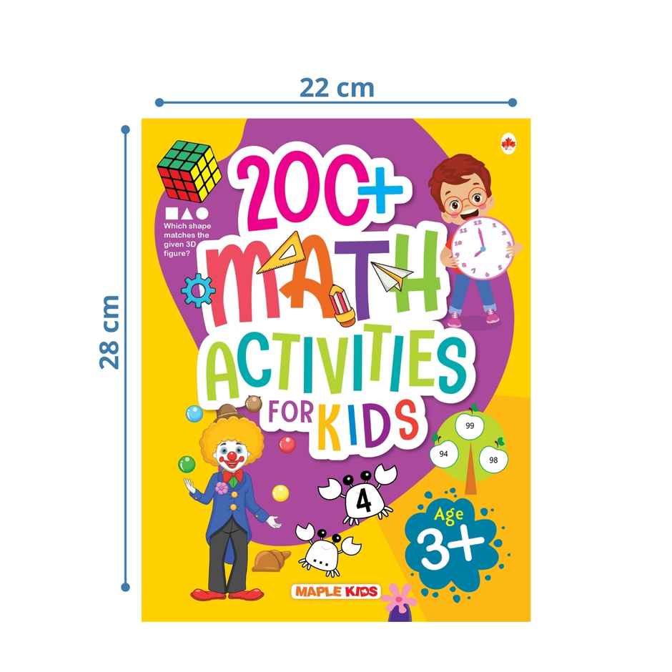 Math Activity Book for Kids - 200+ Activities for Age 3+ Years - Counting - Addition - Subtraction