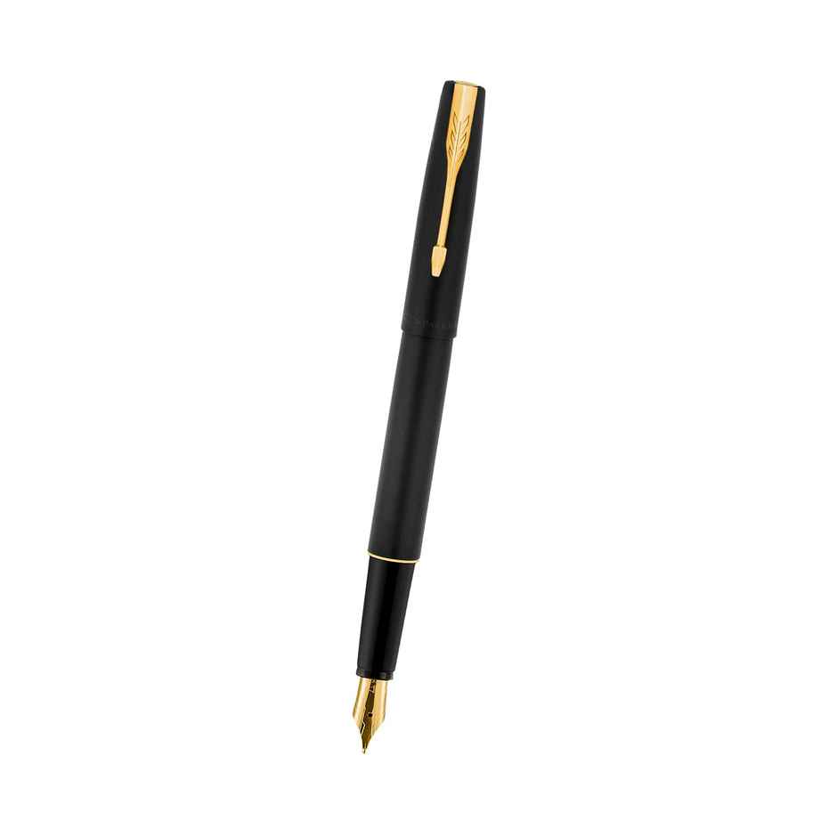 Parker Frontier Matte Black Fountain Pen & Card Holder, Premium Raksha Bandhan Gift Set