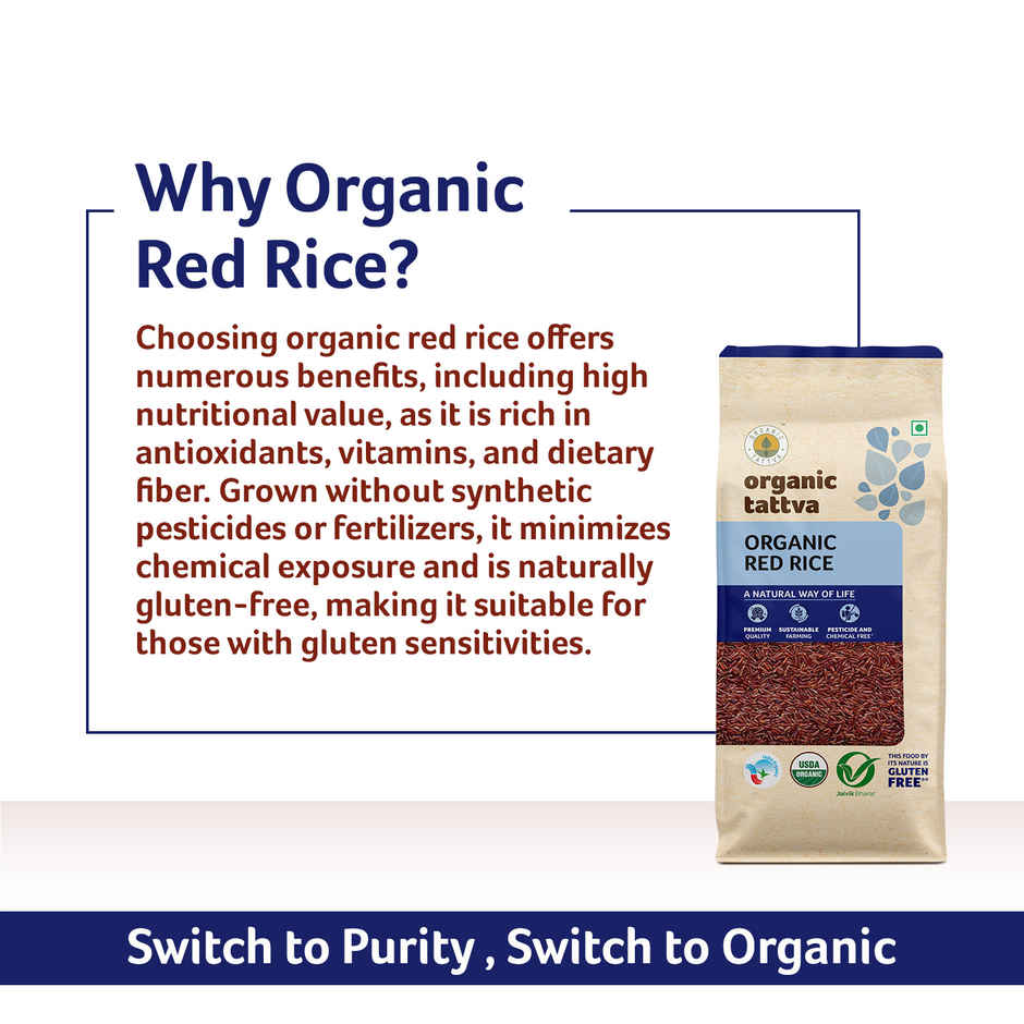Organic Tattva Red Rice