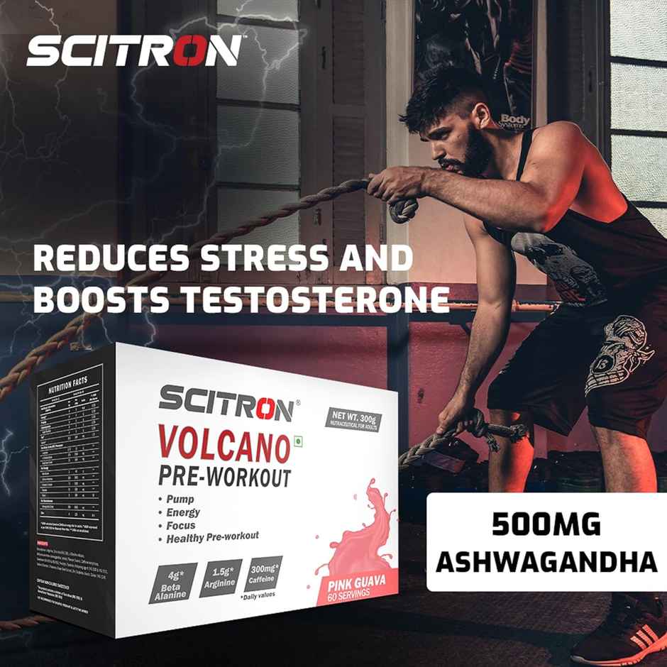 Scitron Volcano Pre Workout - Pink Guava