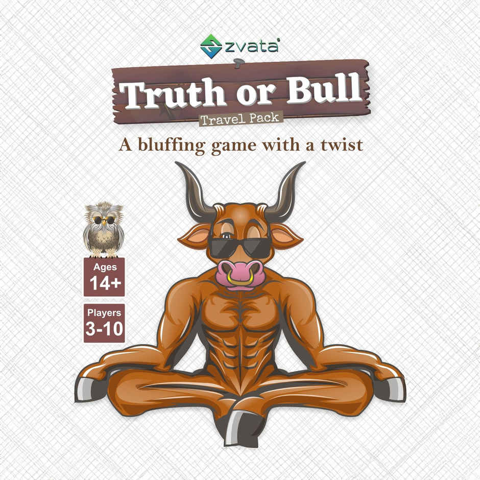 Zvata Truth or Bull | Party Card Game for Ages 14+ 