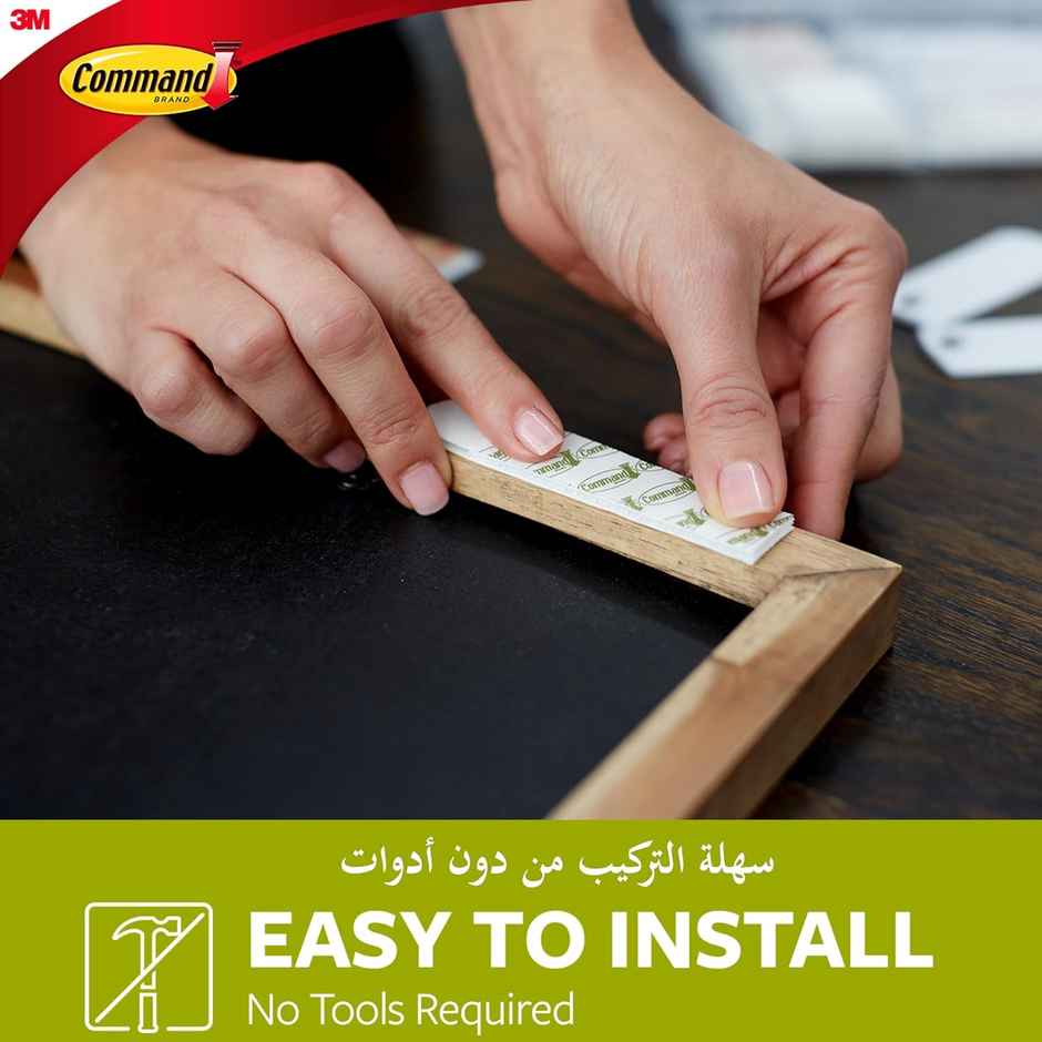 Command Picture Hanging Strips - Small, Capacity - 1.8Kg | Pack Of 4 Combo