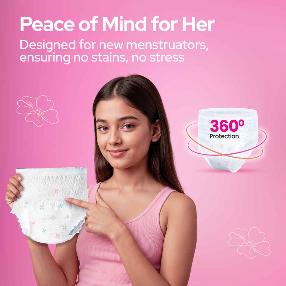 i-activ Period Panty, Disposable| S-M | For First Periods Of Young Teens