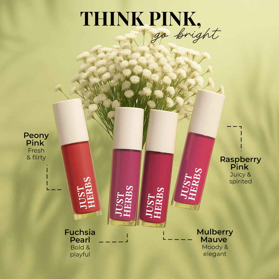 Just Herbs Herb-Enriched Matte Liquid Lipstick | Ayurvedic | Red & Bold | Hydrating & Lightweight