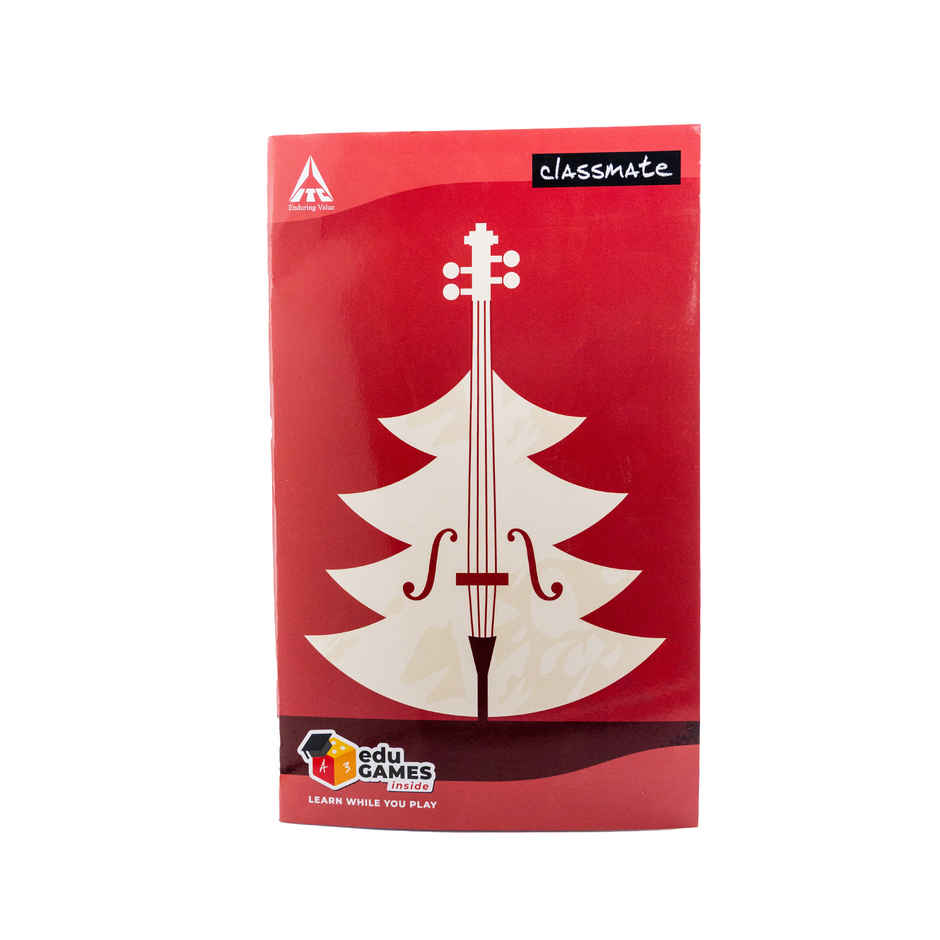 Classmate Longbook Unruled 314 x 194 160 Pages - Assorted