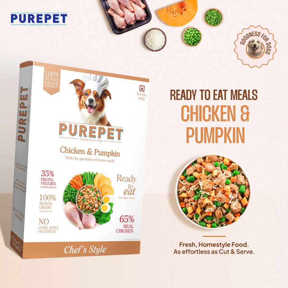 Purepet Chicken & Pumpkin Fresh Dog Food (Adults & Puppies)
