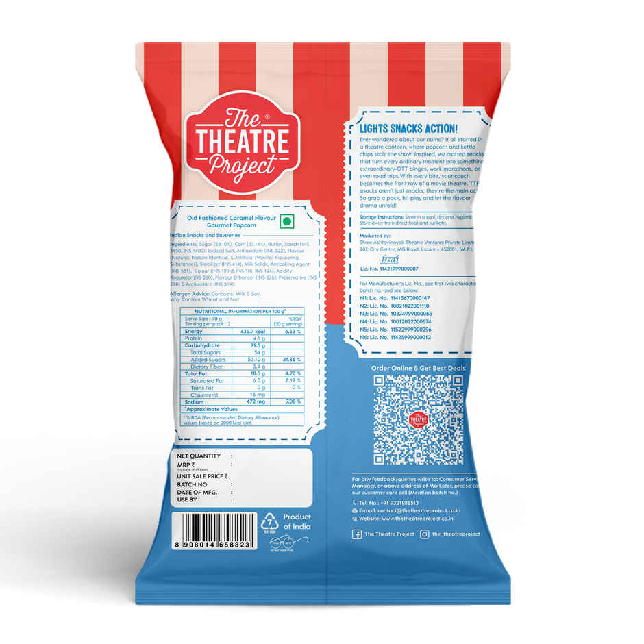 The Theatre Project  Popcorn Caramel Pouch