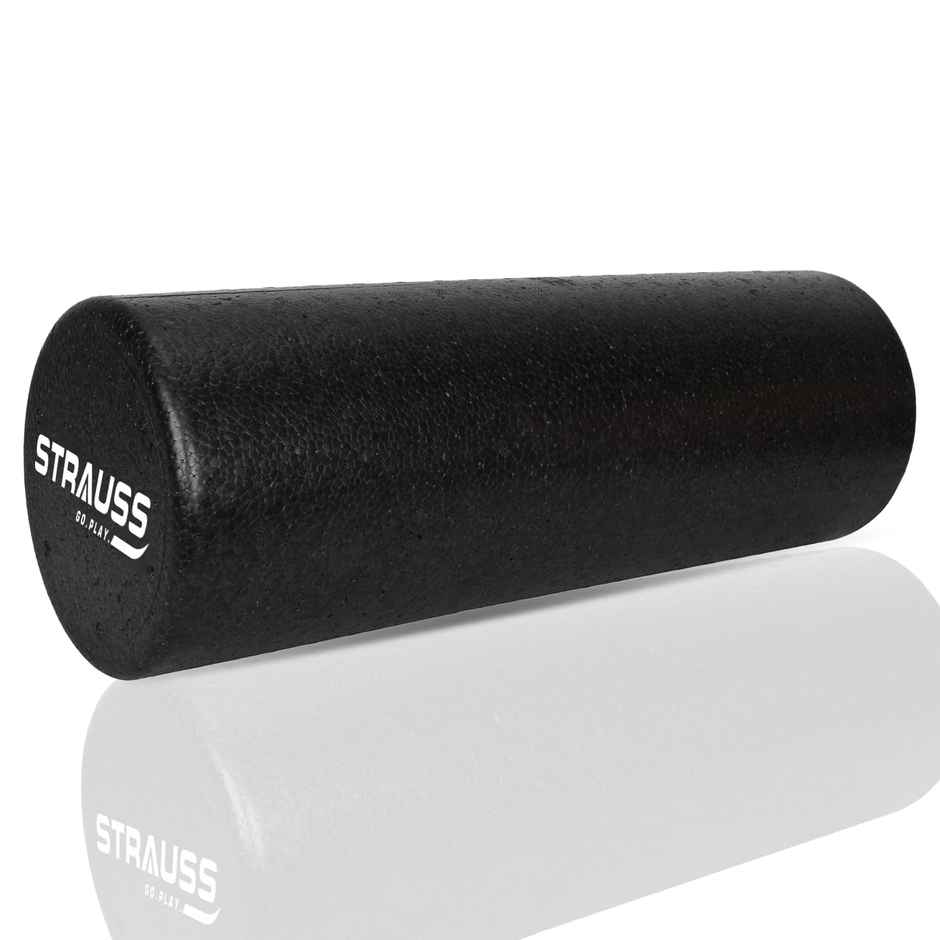 Strauss High Density Foam Roller, 45cm, (Black)