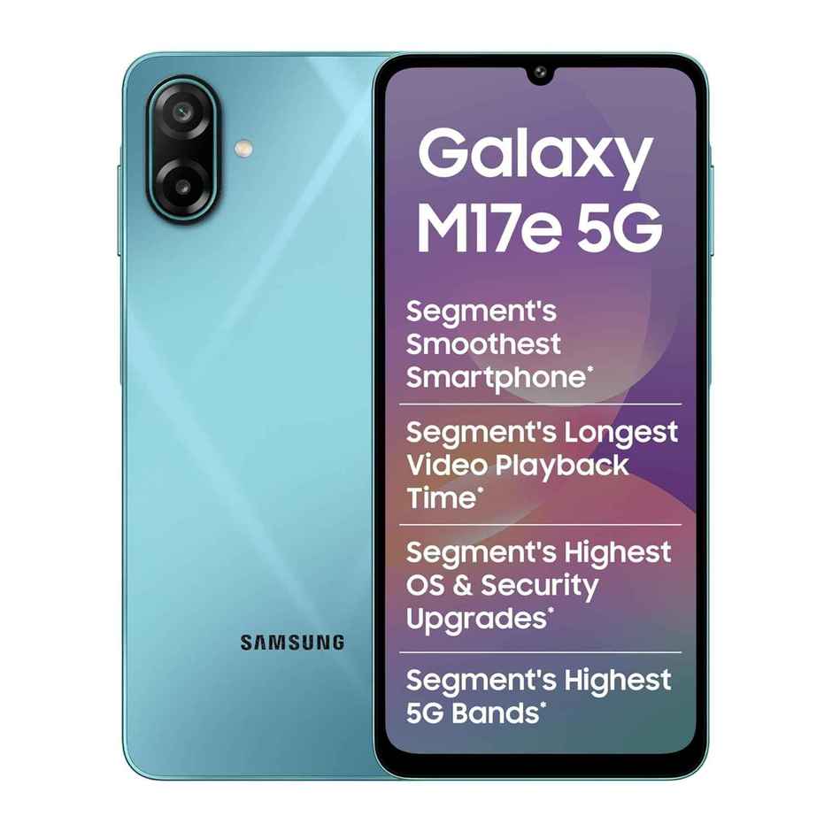 Samsung Galaxy M17e 5G Smartphone | 6GB RAM | 128GB Storage | Blitz Blue