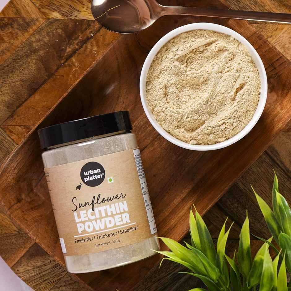 Urban Platter Sunflower Lecithin Powder | Emulsifierthickenerstabilisernatural Food Additive