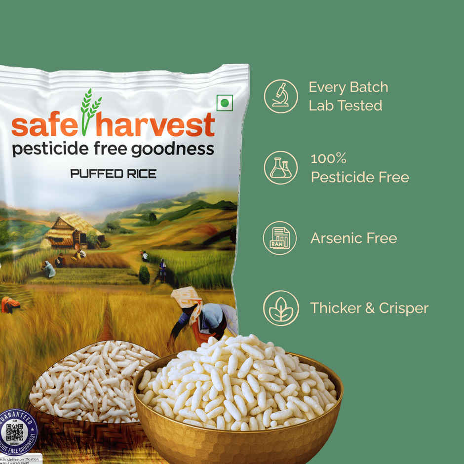 Safe Harvest Pesticide-Free Puffed Rice