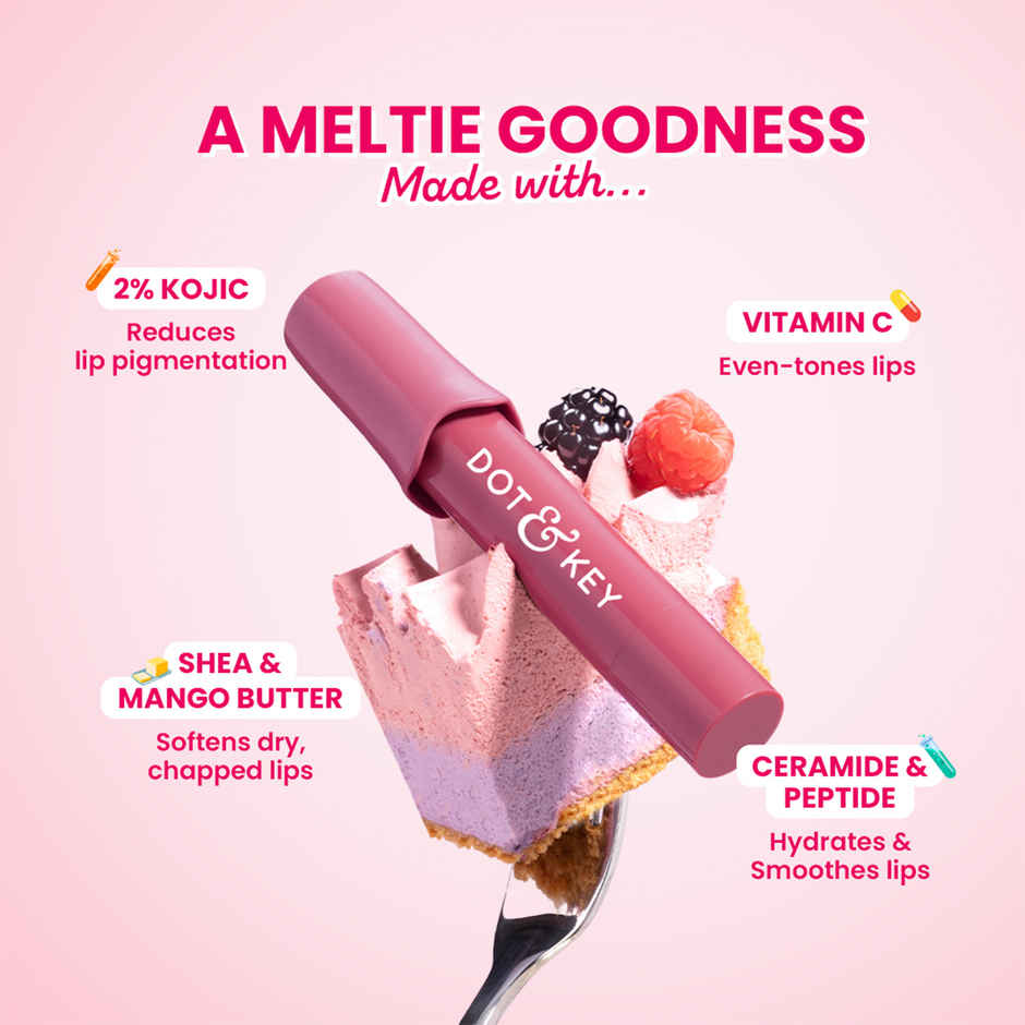 Dot & Key Meltie Lip Balm SPF 50+ PA+++, Berry Crumble
