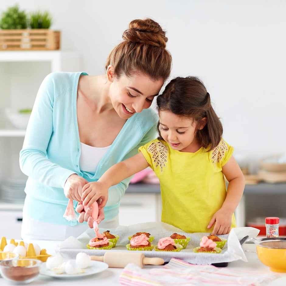 Soham Housewares Muffin Paper Mould | Multicolour | Baking Accessory