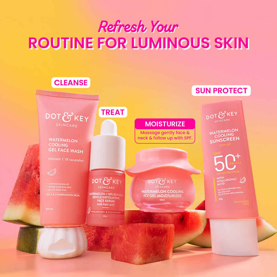 Dot & Key Watermelon Cooling Icy Gel Moisturizer with Hyaluronic & Niacinamide