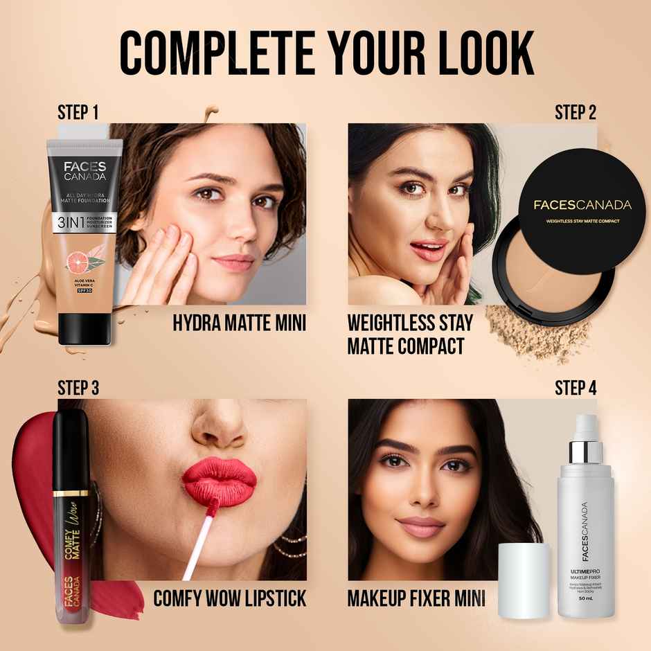 Faces Canada Compact Powder | Sand | Vitamin-E Enriched