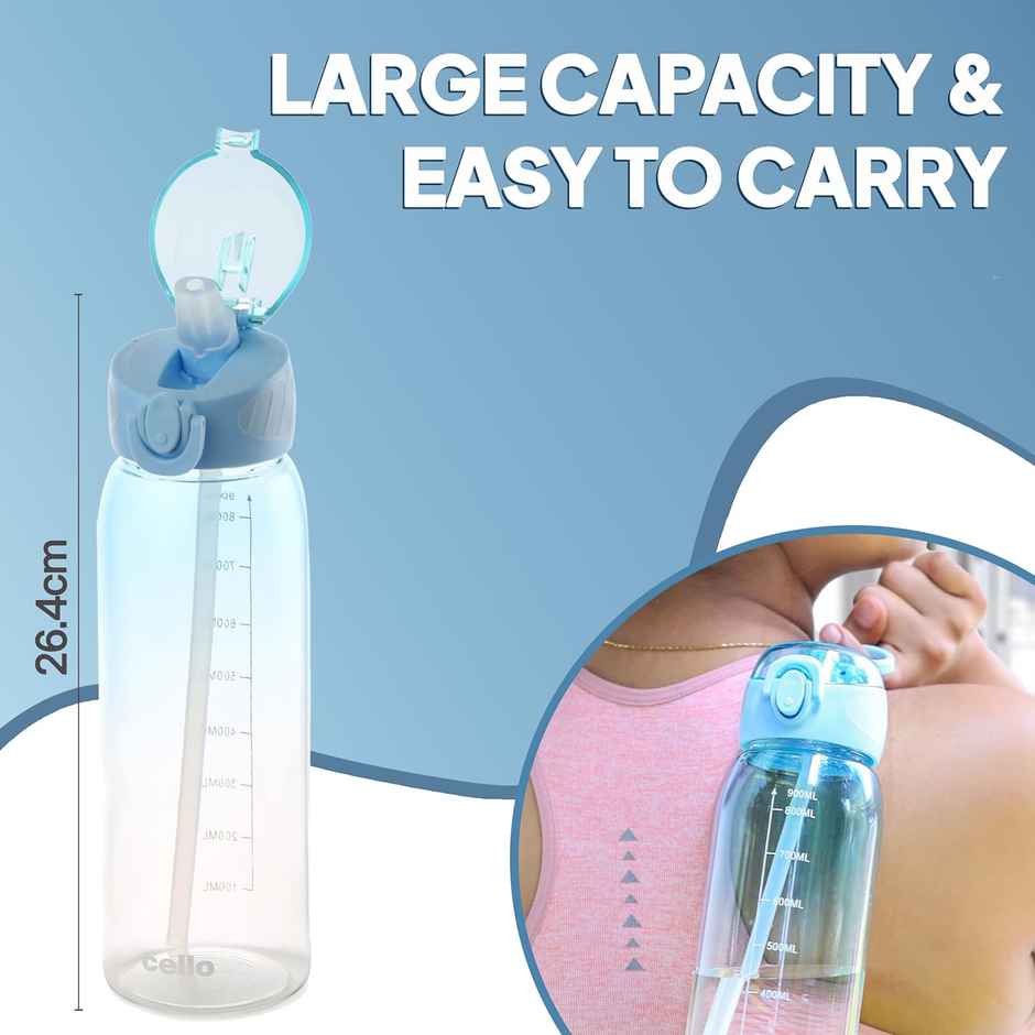 Cello Inspire Water Bottle 900ml (Assorted)