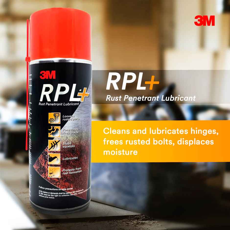 3M RPL Plus, Rust Penetrant Lubricant with Spray, Loosen Stuck Nuts & Bolts