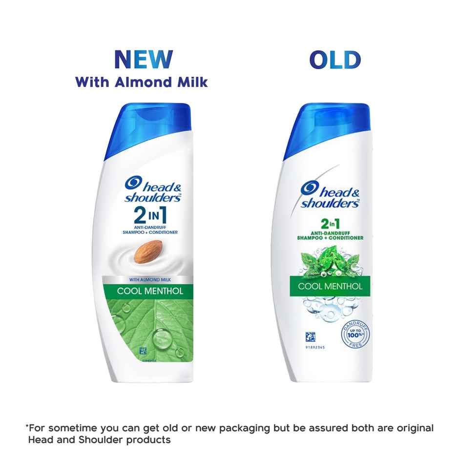 Head & Shoulders 2-In-1 Cool Menthol Anti Dandruff Shampoo + Conditioner For Women & Men