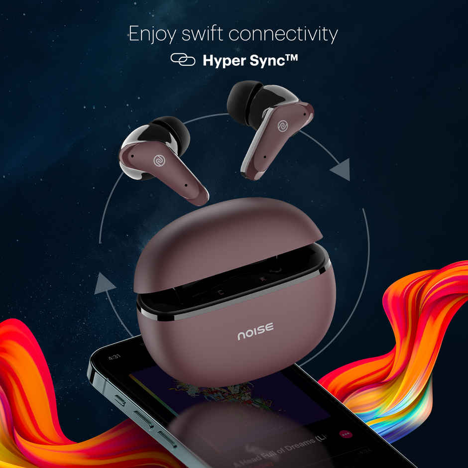 Noise Buds VS102 Plus 70H Playtime 4 Mic ENC 11mm Driver Instacharge TWS Earbuds | Deep Wine