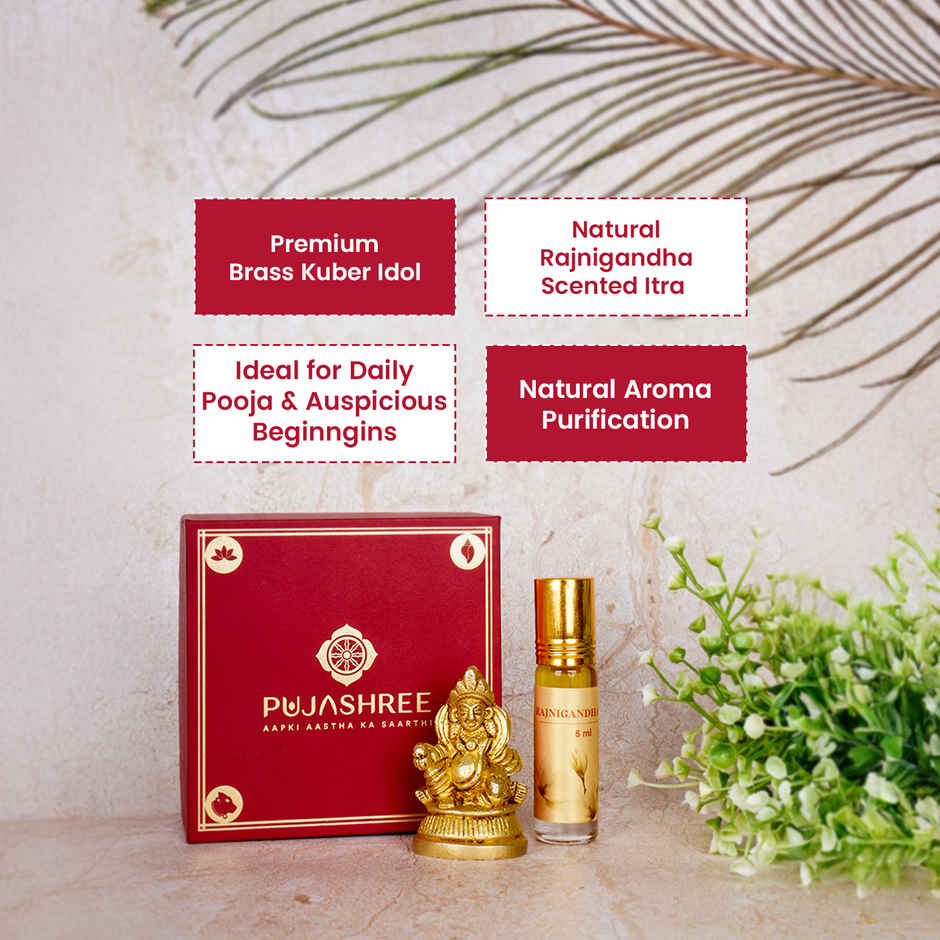 Kuber Samariddhi Gift Combo with Rajnigandha Itra