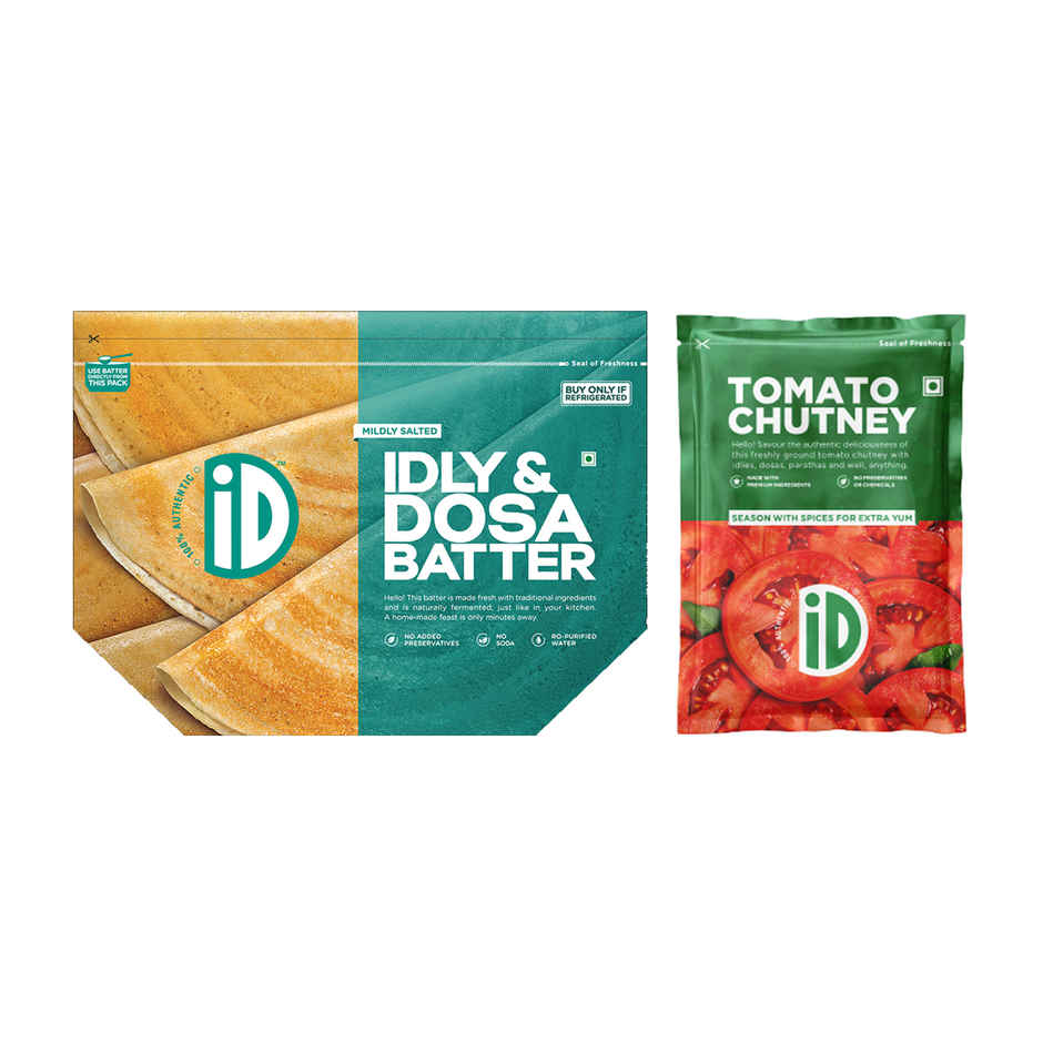 Id Idli & Dosa Batter(1kg) & Id Tomato Chutney(120gms) Combo