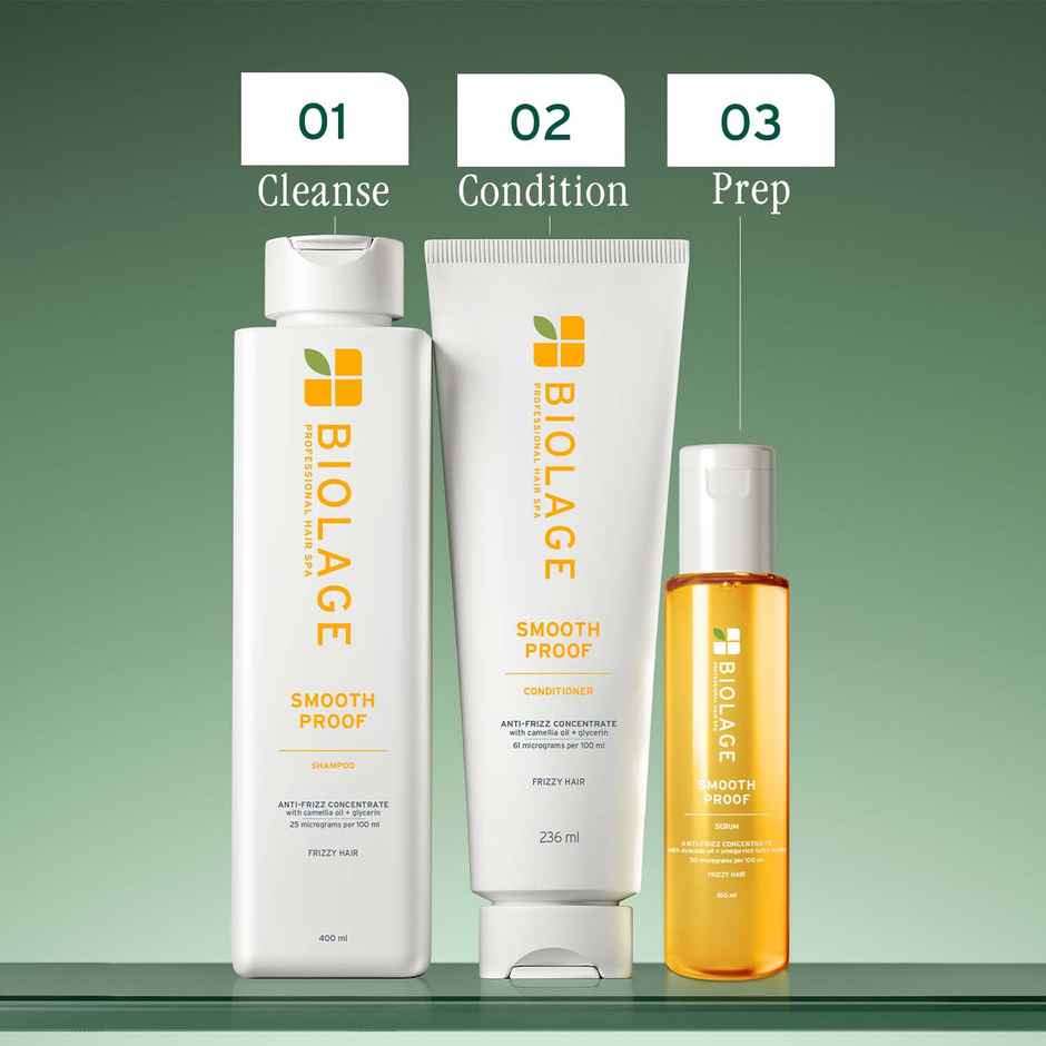 Biolage Smoothproof Anti-Frizz Conditioner with Camellia oil for 72HR Frizz Control