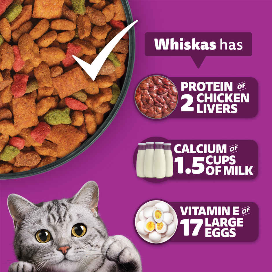 Whiskas Adult Tuna Flavour Dry Cat Food
