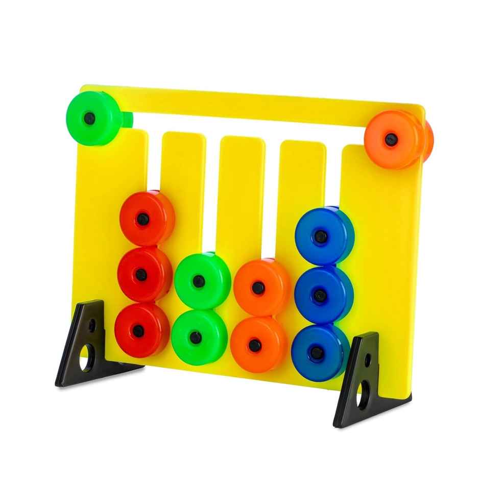 Fablue Montessori Slide And Learn Puzzle Game Toy - Brain Game for Kids - Multicolor