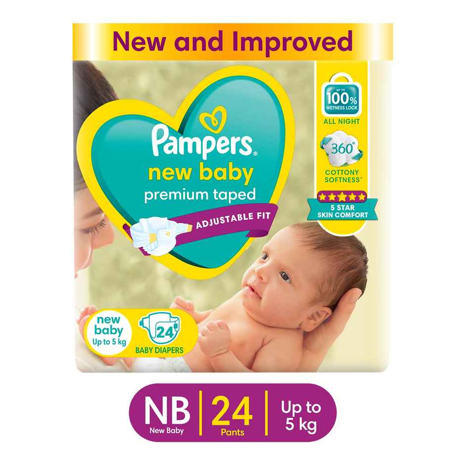 Pampers Active Baby Taped Style Diaper | XS | 24 pcs