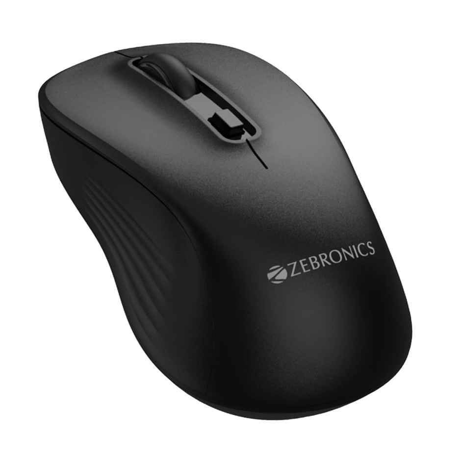 Zebronics Companion 202 Wireless Keyboard & Mouse Combo | Copilot Ai Key | 4 Button Mouse | Black