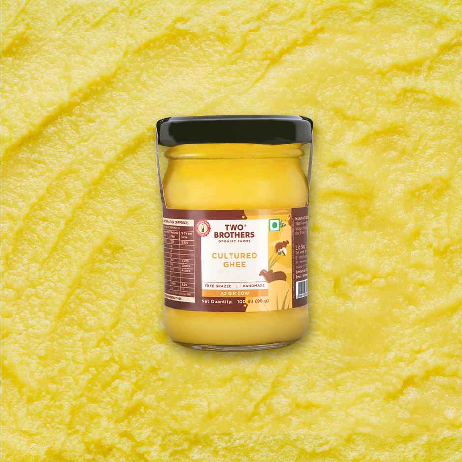 Two Brothers Organic Farms A2 Desi Gir Cow Cultured Ghee