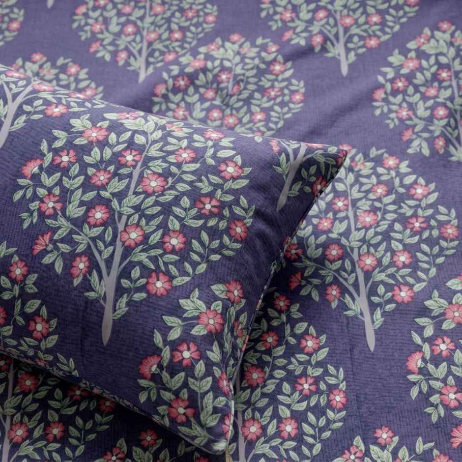Status Crown Superfine Microfiber Single Bedsheet | Royal Grid | 150 x 220 cm