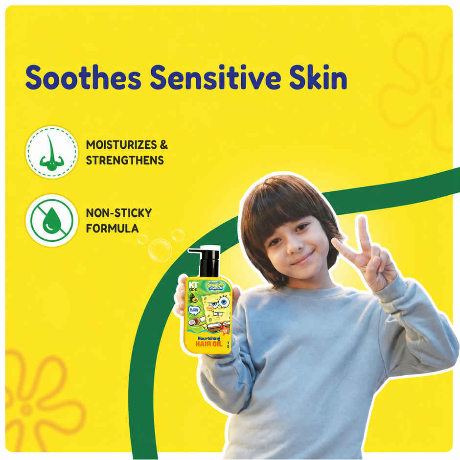 KT Kids Nourishing Hair Oil Coconut and Avacado Oil 1 Pack
