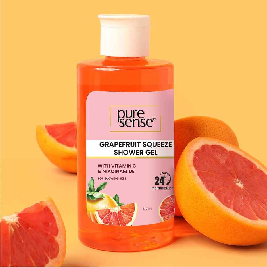 Puresense Vitamin C + Niacinamide Grapefruit Squeeze Body Wash Shower Gel