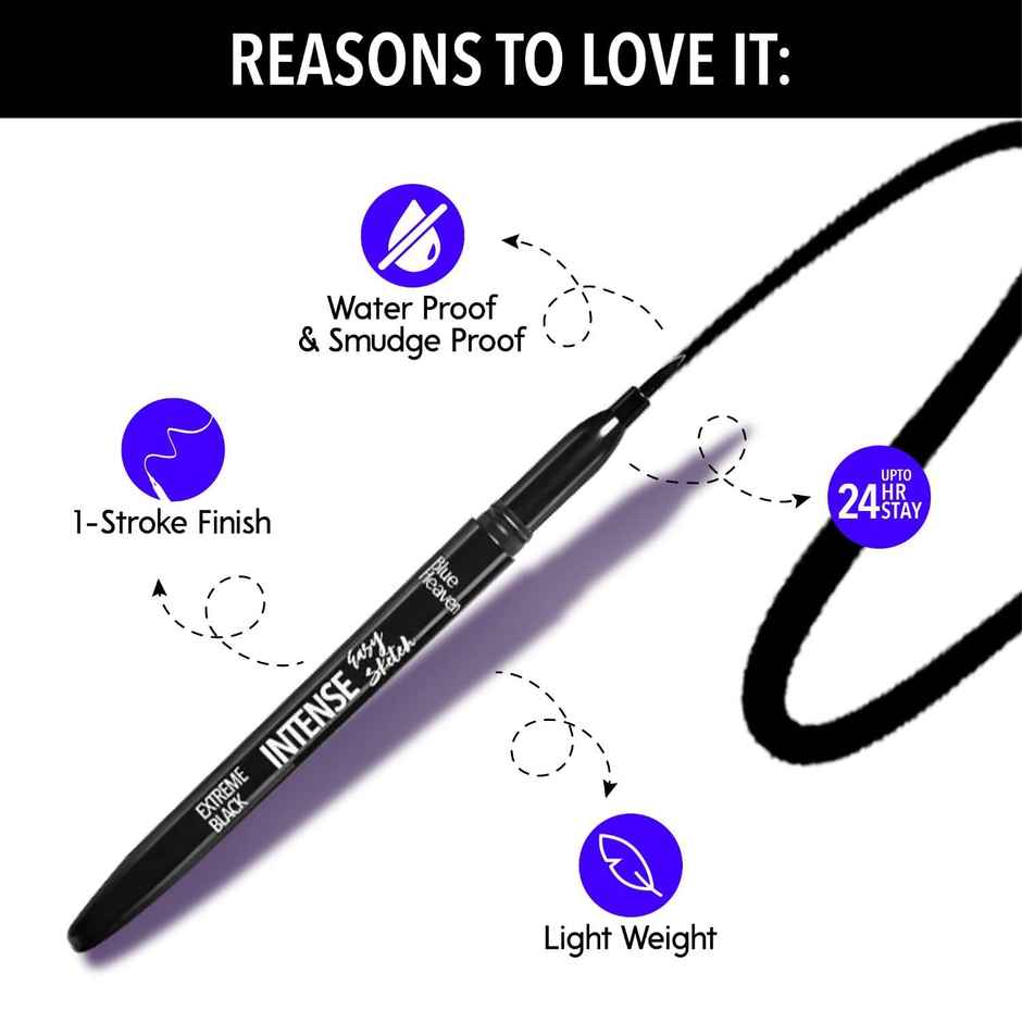 Blue Heaven Mesmerising Eye Kit Combo | Kajal, Mascara, Eyeliner & Brow Definer