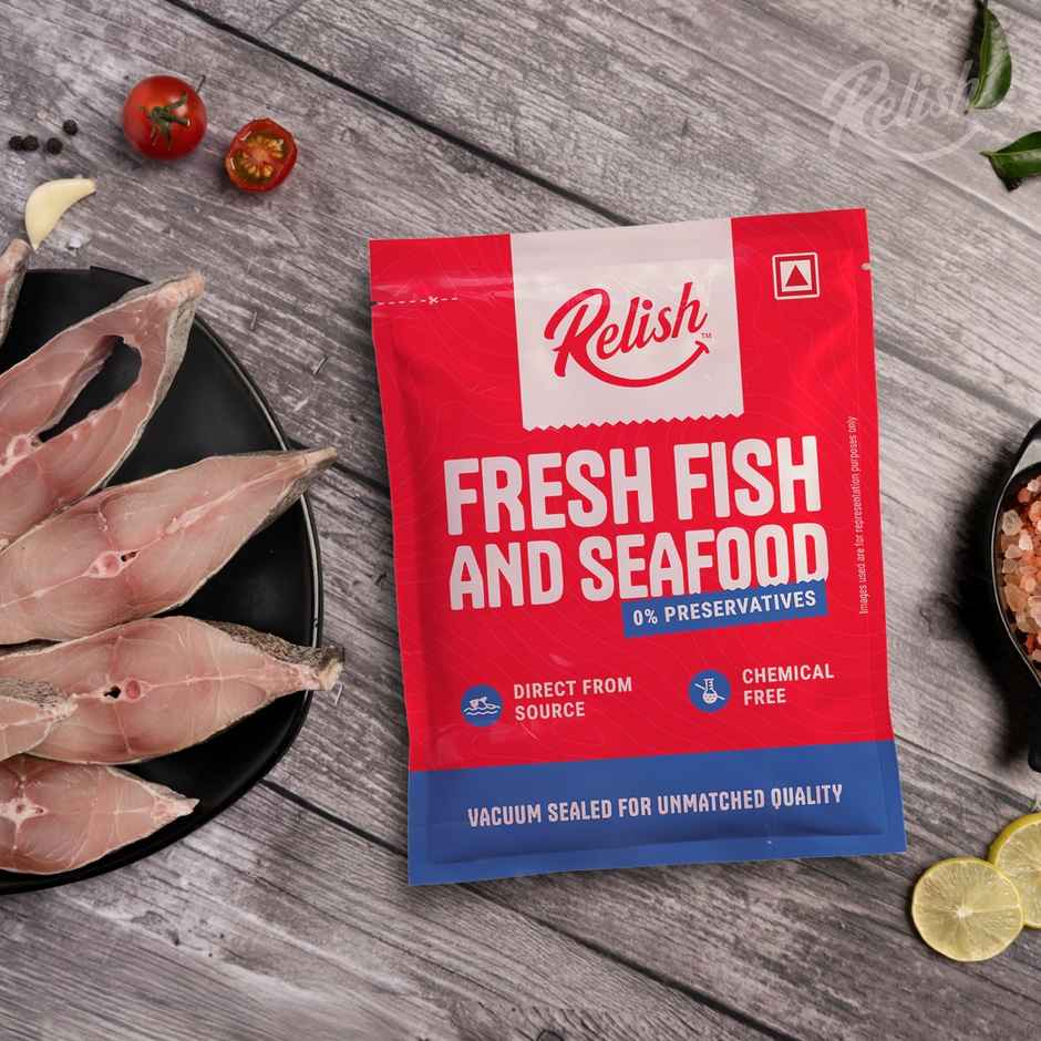 Relish Black Pomfret Steaks | Energy - 360 kcal | Protein - 95 g (19%)