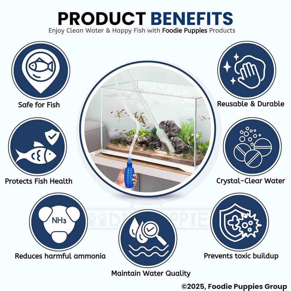 Foodie Puppies Siphon Pump for Aquarium