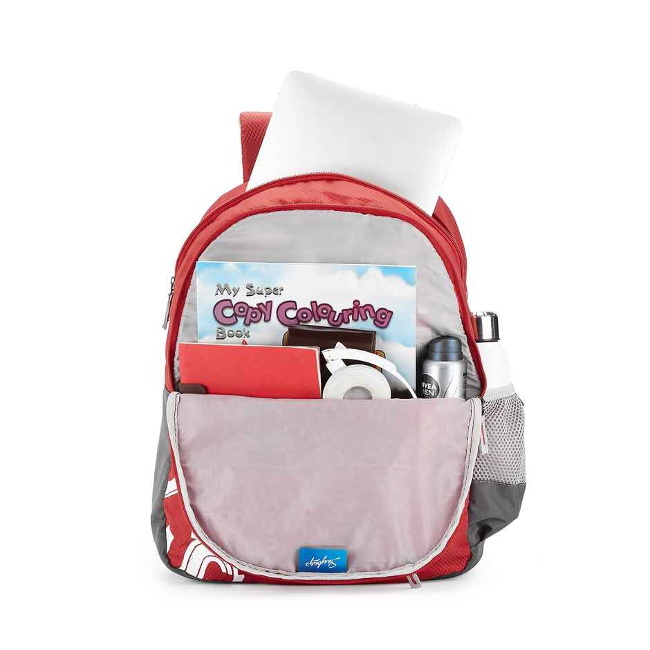 Skybags Unisex Logo Polyester 21 L Top Handle Backpack | Red