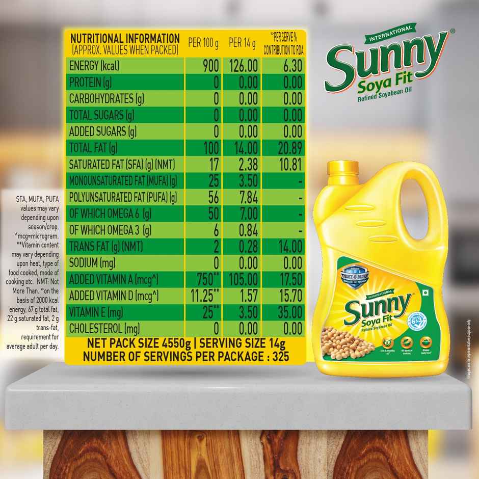 Sunny Soya Fit - Refined Soyabean Oil