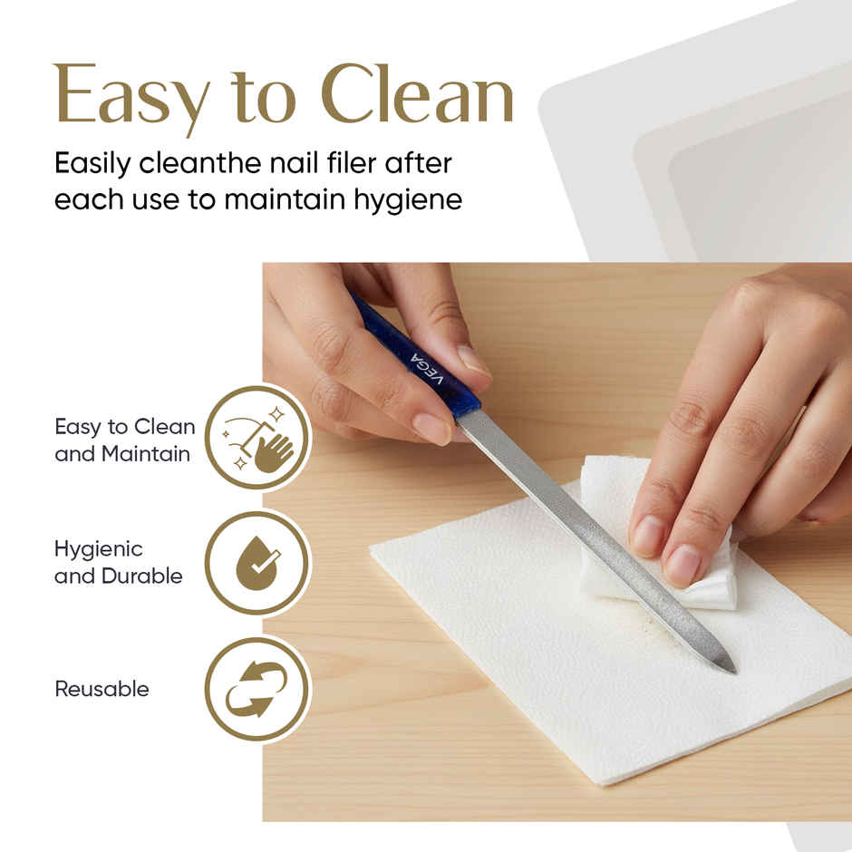 VEGA Nail File -Large (NF8-BL)