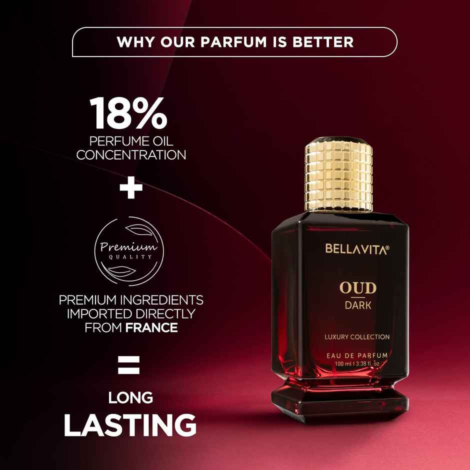 Bella Vita Luxury OUD DARK Eau De Parfum Intense Perfume for Men