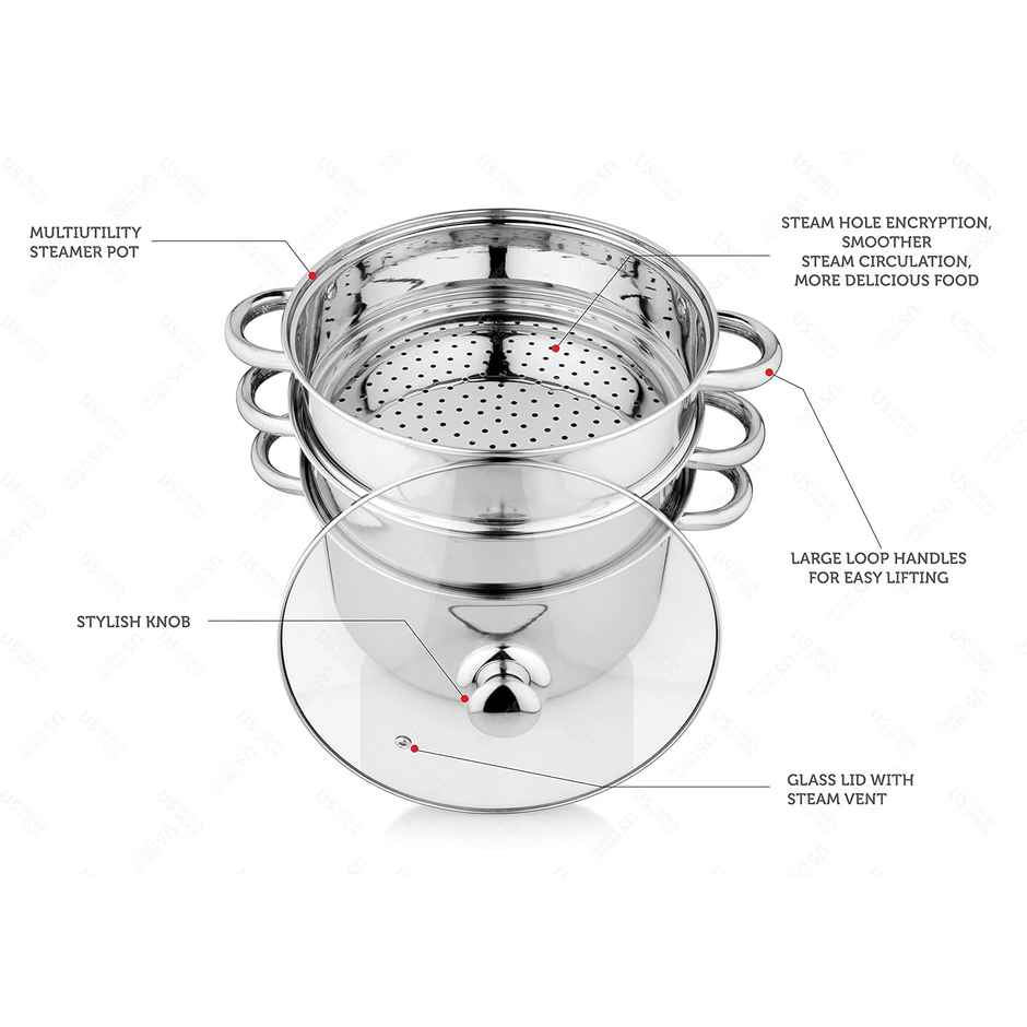 BAY6 26 cm steamer 3 tier (encapsulated)